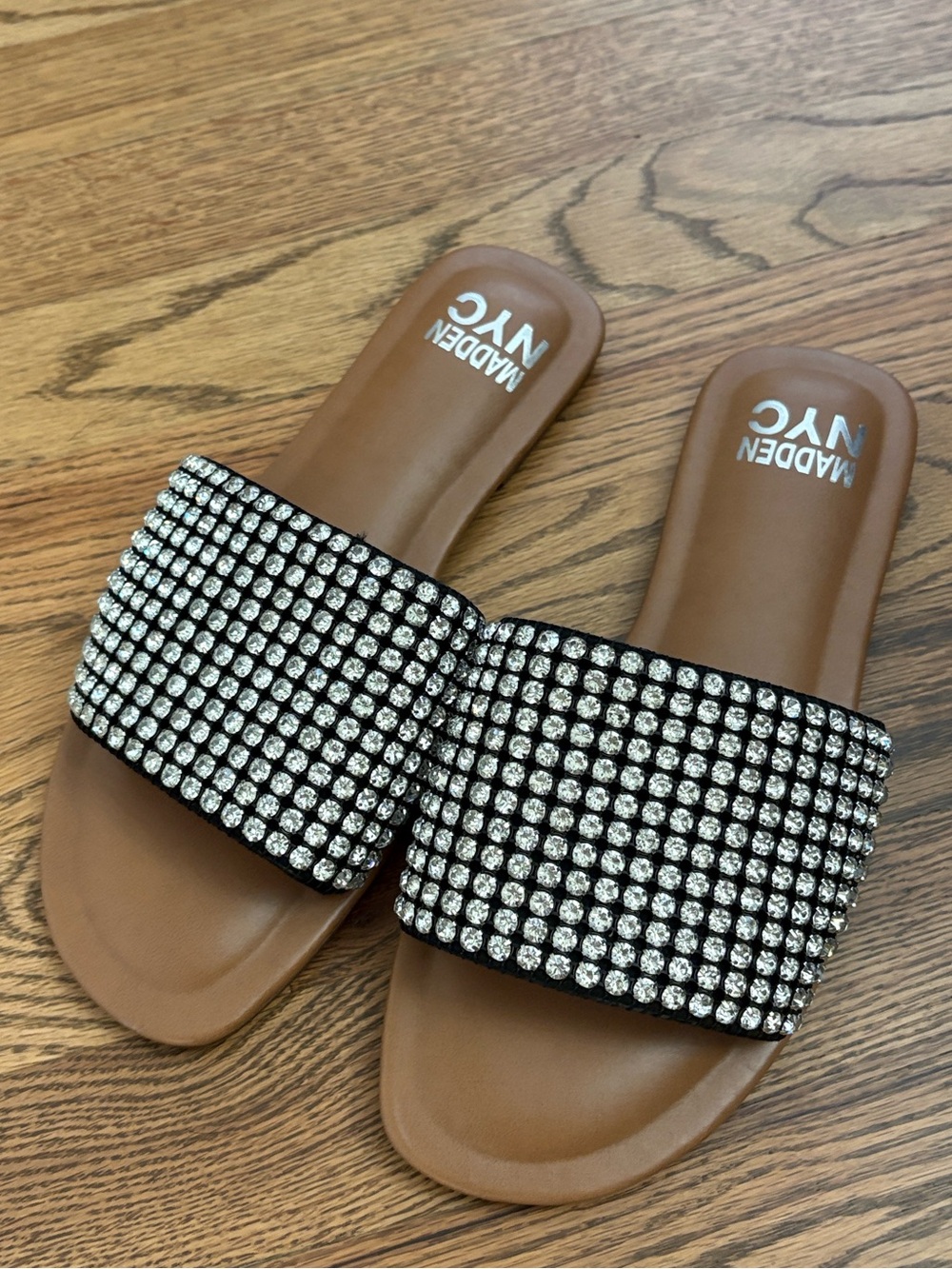 Madden NYC Women's Flat Slide Sandals